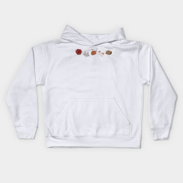 My Favorite Things Kids Hoodie by sixhours